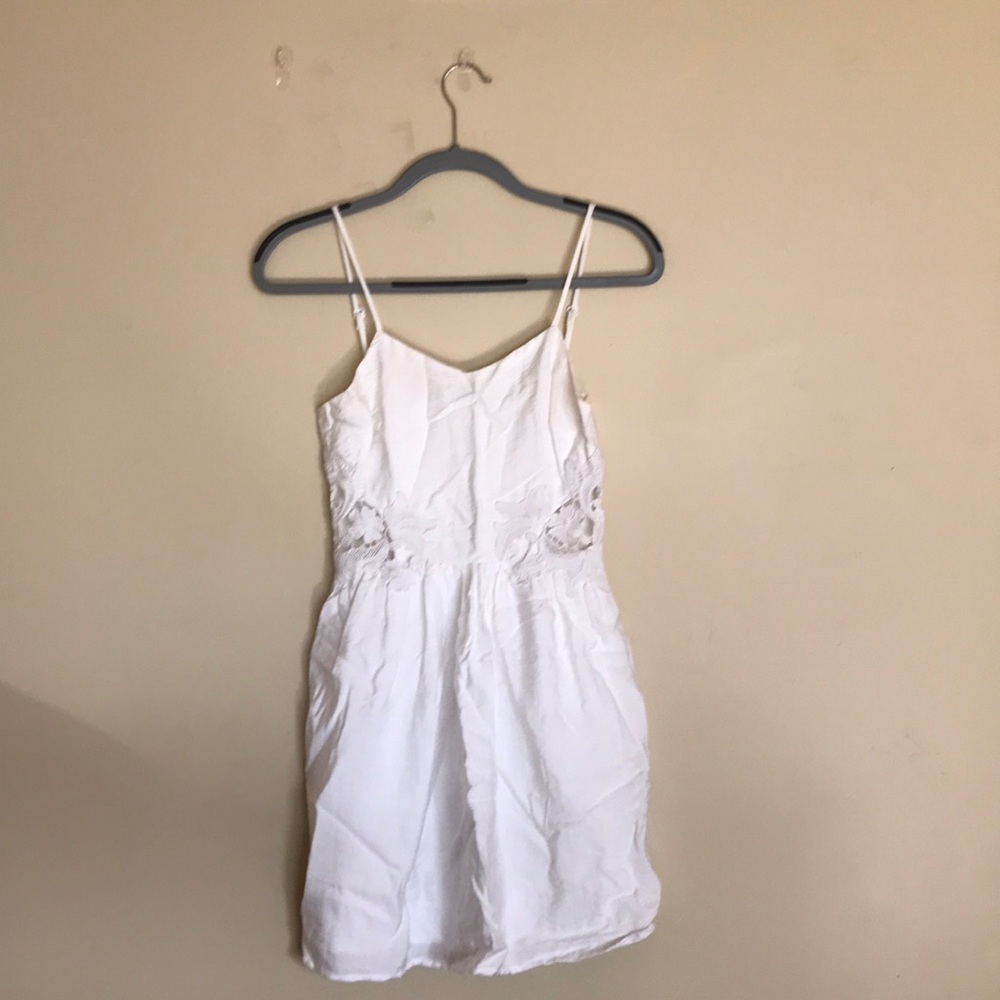 Nordstrom white sweetheart dress